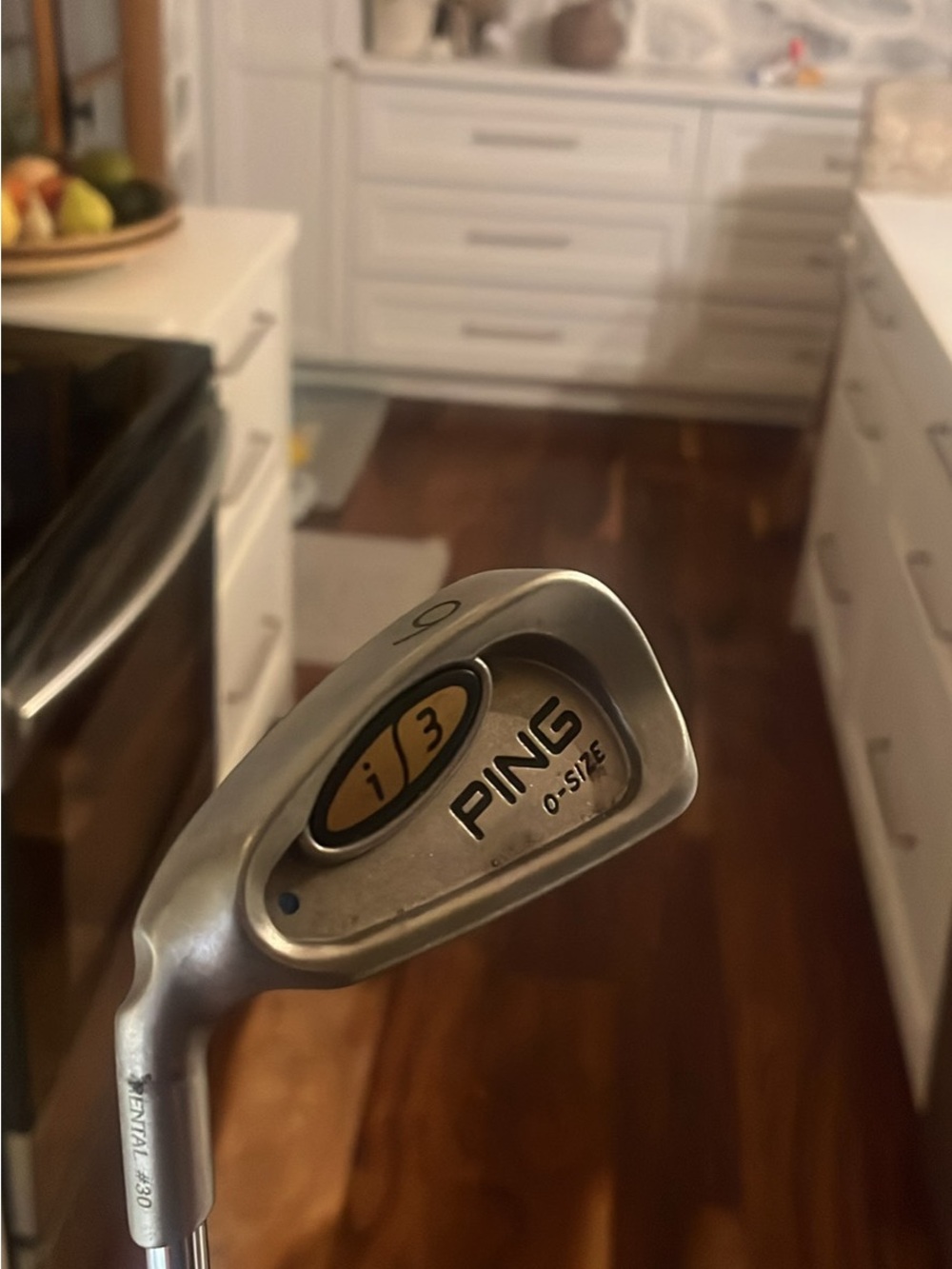 Ping i3 9 Iron - Silver with Black and Yellow Accents